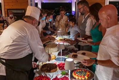 Cena a 4 mani con i Fratelli Cerea accompagnati dallo Chef Marco Mainardi (Executive Chef Fino Beach) 2021 - foto 5